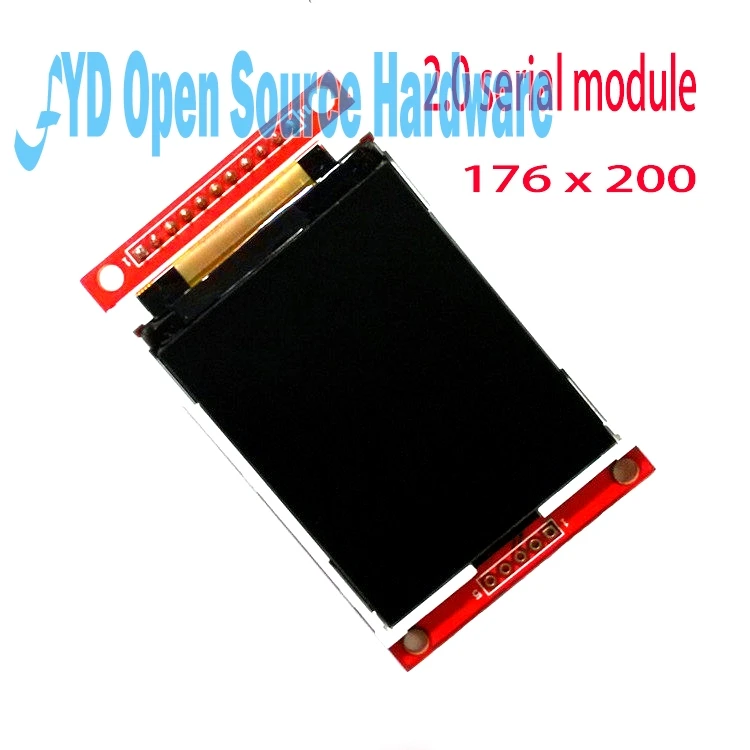2 0 дюймовый серийный TFT SPI LCD экран цветной модуль только 4 IO 176*220|tft spi|screen colorspi lcd |