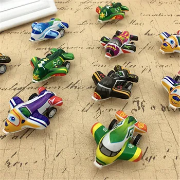 

Cute Cartoon Pull Back Plane Toy Mini Collectible Model Mini Plastic Car Kids Birthday Party For Boys Girls Vehicle Gifts Toys