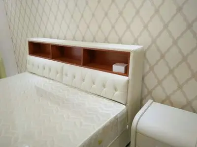 Рама DYMASTY натуральная кожа мягкая кровать с книжной полкой современный дизайн кровать/мода king/queen Размер мебель для спальни