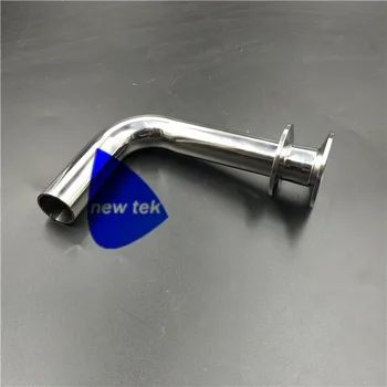 

1.5 in. Tri Clamp Pickup Tube Home Brew Fitting Clamped Racking Arm Stainless Steel SS304