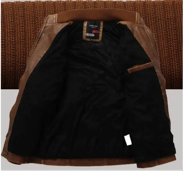 VXO мужская куртка из искусственной кожи, Мужская ветровка с воротником-стойкой из искусственной кожи