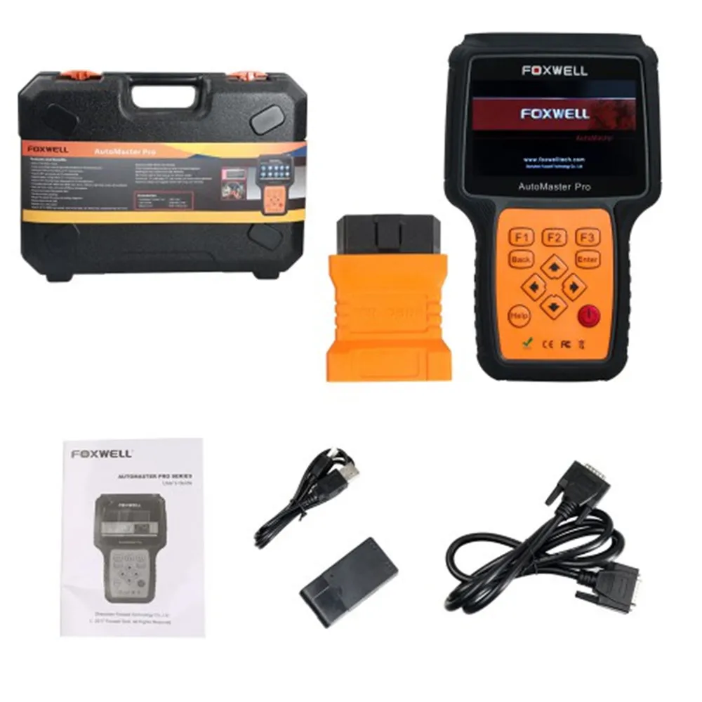 

Foxwell NT644 Pro Full System Diagnostic Scanner Support 60+ Makes for EPB/ABS/SRS/DPF/SAS/TMPS/Injector/SAS/Oil Reset