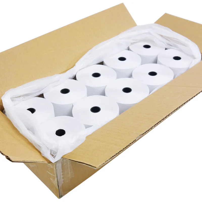 10 Rollos X Rollo De Papel Térmico 80mm 70m Rollo De Papel Núcleo 13mm Cash Register Paper Till Rollthermal Paper Aliexpress