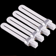 4 шт. 9 Вт 365нм u-образный ультрафиолетовые терапевтические лучи для Сушилка для ногтей ультрафиолетовая лампа, трубка для 36 Вт Светодиодная лампа для маникюра сушка лака