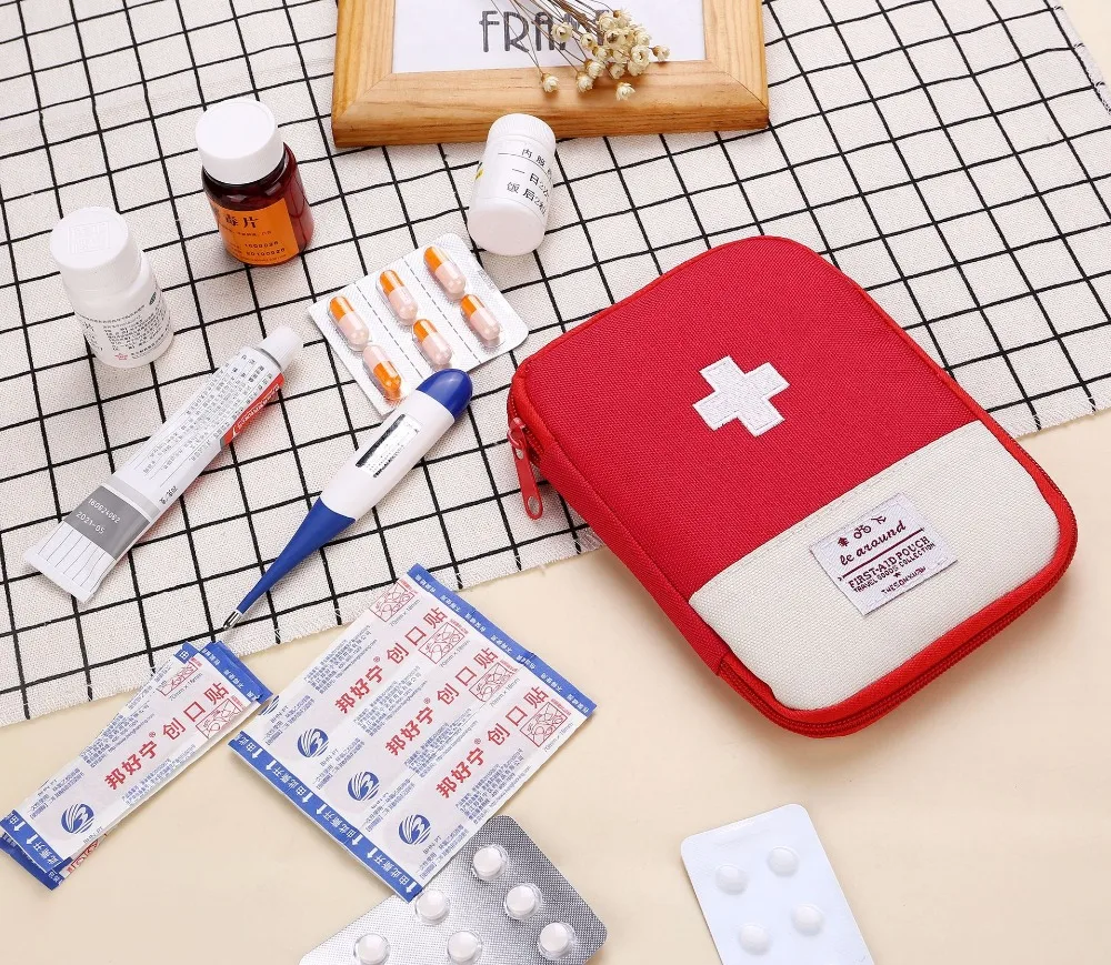 

Creative first aid kit outdoor emergency kit household products sanitary towel bag tampon collection bag