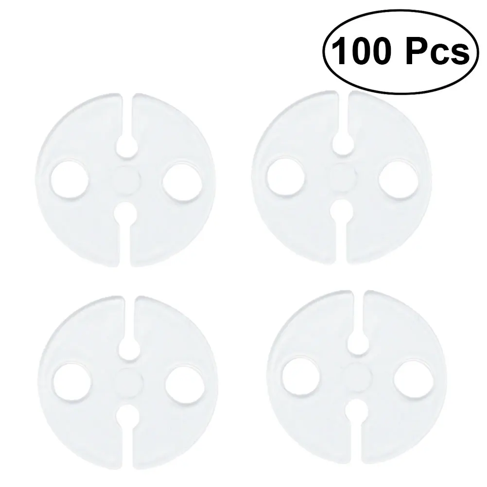 

100pcs/Set Plastic White Attractive Balloon Buckle Balloon Clip Lock For Birthday Wedding Celebrations Garden Parties Holiday