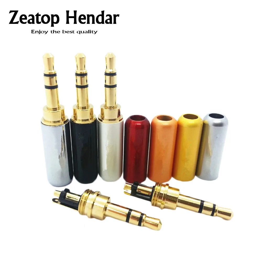 

10Pcs 3.5 mm Male RCA Plug Audio Jack 3 Pole Gold Plated Earphone Adapter for DIY Stereo Headset or Used for Repair Earphone