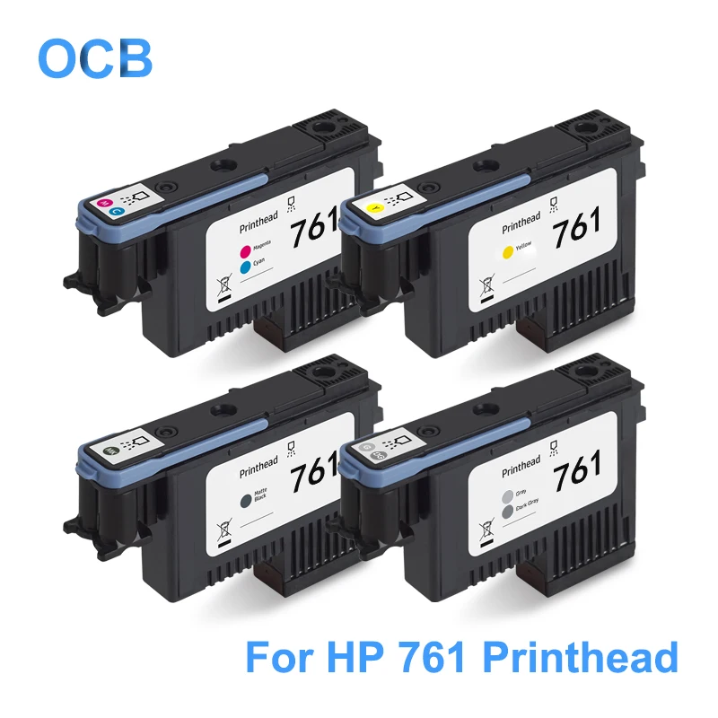 Для HP 761 печатающая головка Designjet CH645A CH646A CH647A CH648A Печатающая для принтера T7100 T7200 (Y
