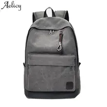 Aelicy, роскошный мужской и женский рюкзак, винтажный, Холщовый, школьный, мужской, для путешествий, сумки, большой емкости, рюкзаки для ноутбука, школьная сумка