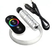 Волоконно-оптической звезды потолочный светильник комплект DC12V rgb светодиодные двигатель с touch дистанционного управления+ 100 шт. 0.75 мм 2 м оптический оптоволоконный кабель