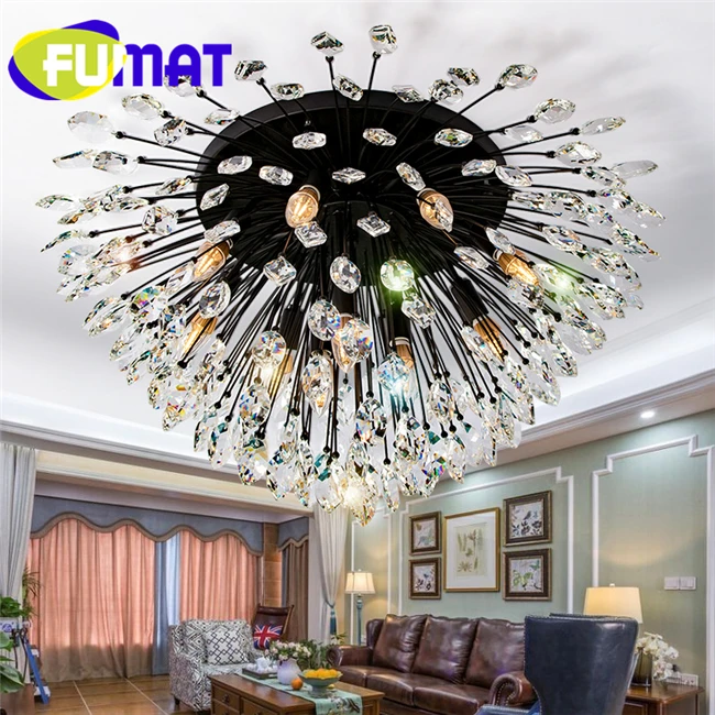 crystal peacock ceiling light 4