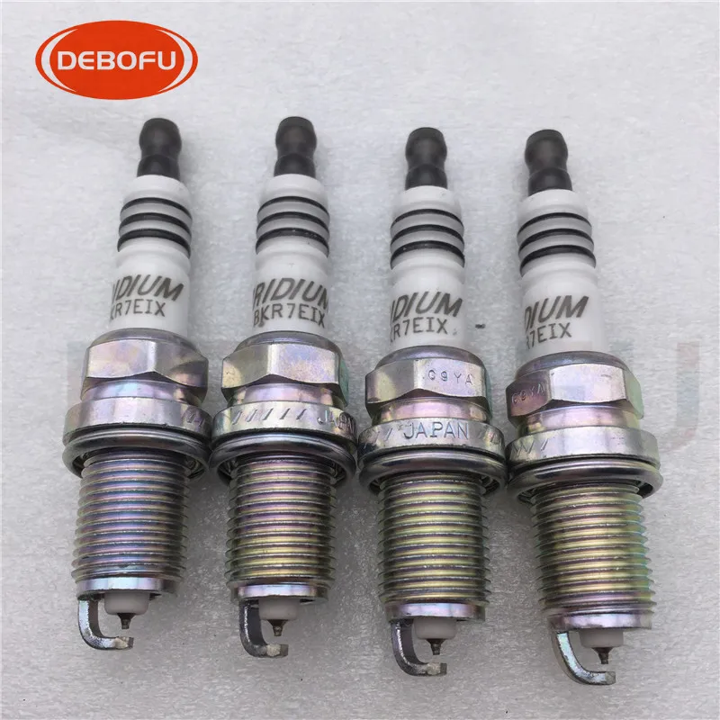 4 New NGK Iridium IX Spark Plug BKR7EIX # 2667 by NGK