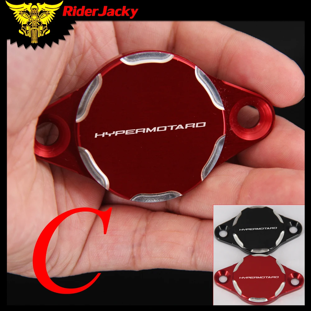 RiderJacky CNC модификация запчасти Генератор красная крышка Крышка для Ducati HYPERMOTARD 939 2016