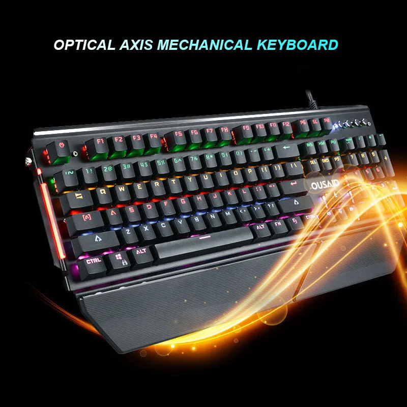 

klawiatura pc keyboard usb teclado tastatur gamer mechanic teclado gaming computador teclas mecanico mechanical clavier backlit