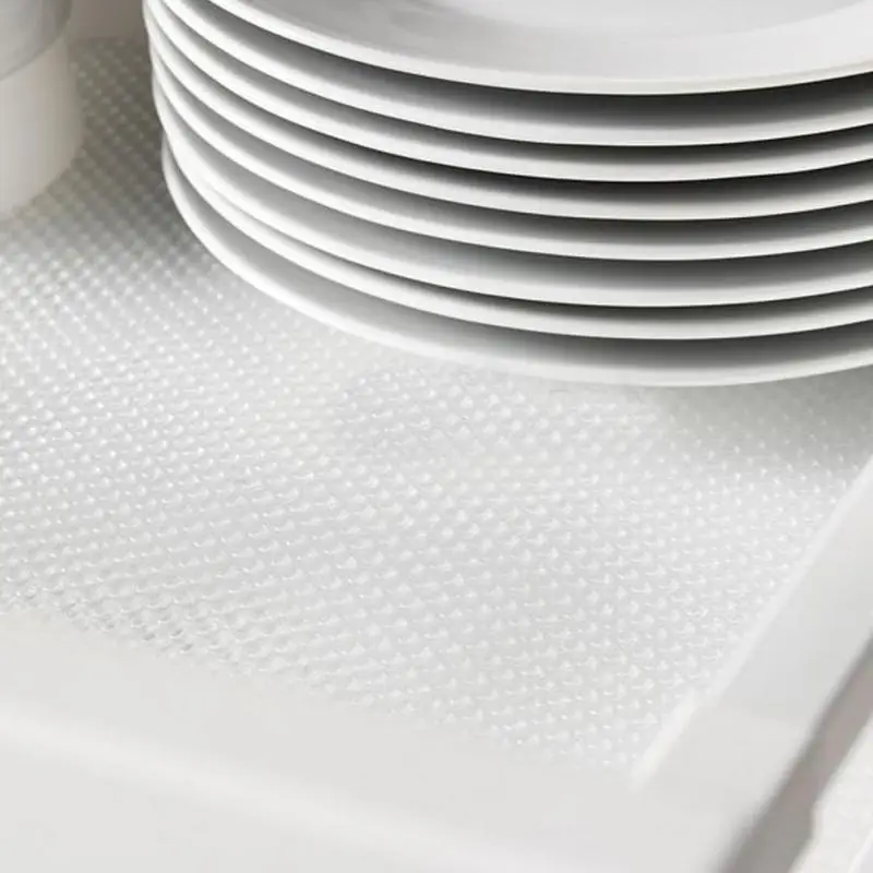 Clear Drawer Liner Kitchen Cupboard Mat Cabinet Table Protector