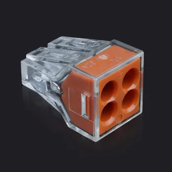 

20PCS PCT-104 telephone cord wire connector 4 pin terminal cable block for communication devices