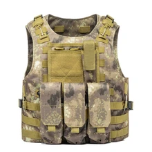 Высококачественная система Молл военные тактические жилеты военный жилет для пейнтбола для CS боевой охотничий жилет