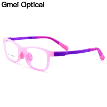 

Gmei Optical Healthy Ultra-light Flexible Silica Gel Comfortable Safe Full Rim Kids Eyeglass Frames Children's Glasses CX68005