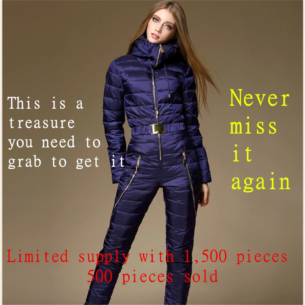 SAENSHING قطعة واحدة بدلة تزلج النساء الشتاء الثلوج أسفل سترة الحرارية يندبروف الجبلية التزلج بذلة رياضية معطف الجليد