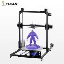 Flsun 3D-принтеры DIY большая площадь печати металлический каркас автоматическое выравнивание С Подогревом Комплект металла высокой точности Stracture 3D-Printer