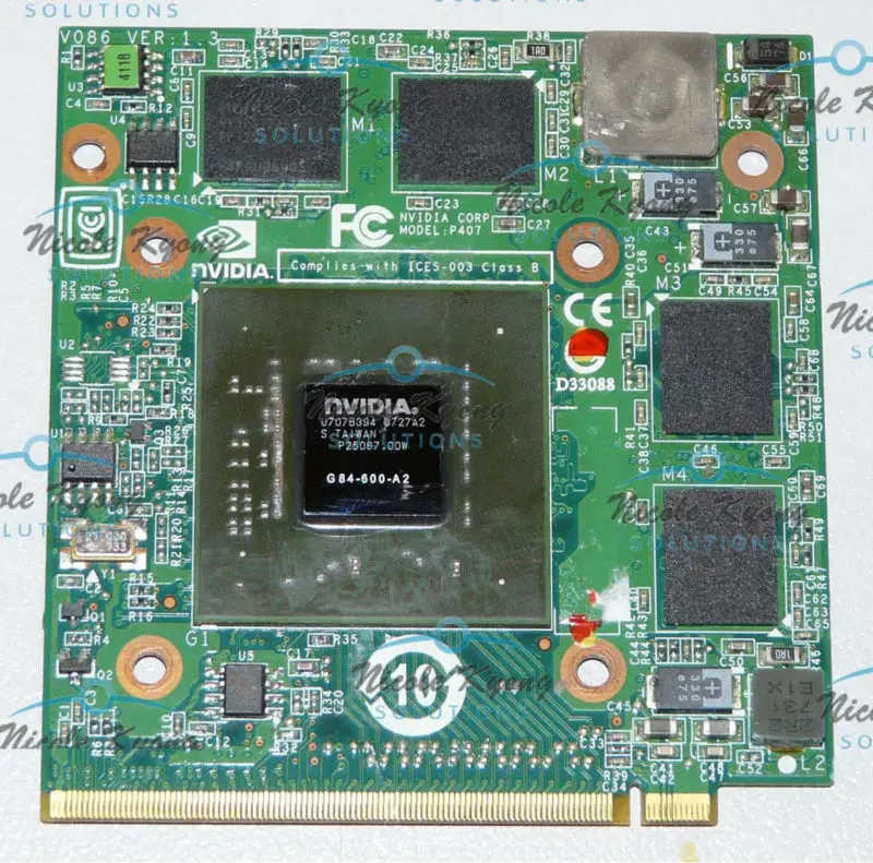 P407 VG.8PG06.002 VG.8PG06.001 8600M GT DDR2 MXMII 512M Graphic VGA Video card for Aspire 4520G 4710G 4930G 5520G 5530G 5710G
