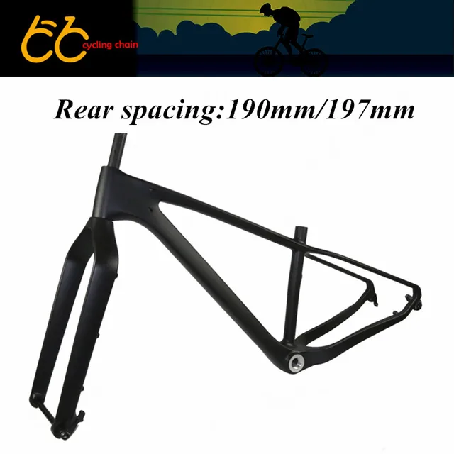 Cheap Full carbon fat bike frame 26er Toray T700 high mould carbon snowbike frame 100mm BB Fat Bike Frame bike anatomy CC-CMF-190-Z