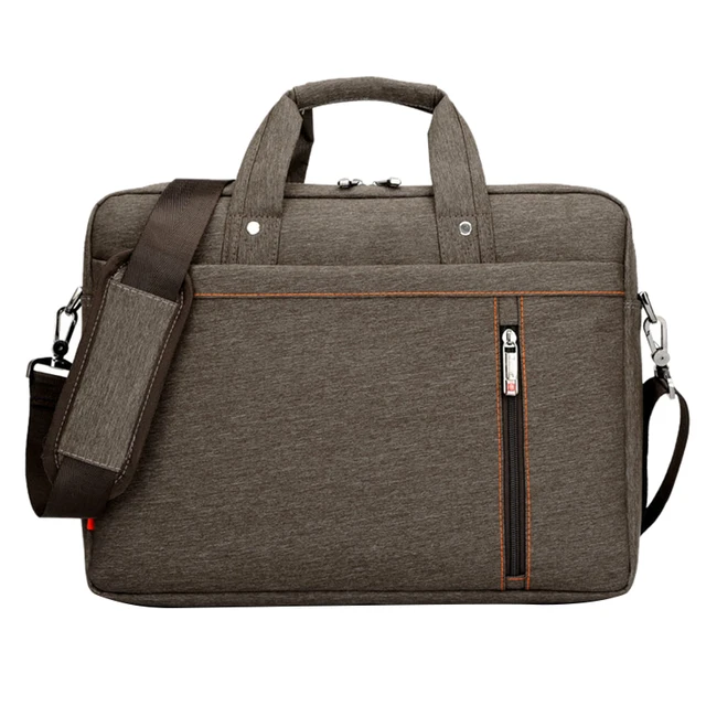 Best Offers Inch Waterproof Nylon Computer Laptop Notebook Tablet Bag Bags Case sleeve Messenger Shoulder unisex men women Brown