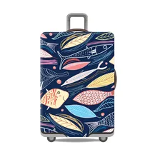 Travel Suitcase Protective Cover Luggage Case Travel Accessories Elastic Luggage Dust Cover Apply to 18''-29'' Suitcase suitcase case travel trolley suitcase protective cover for s m l xl 18 32 inch travel accessories luggage cover