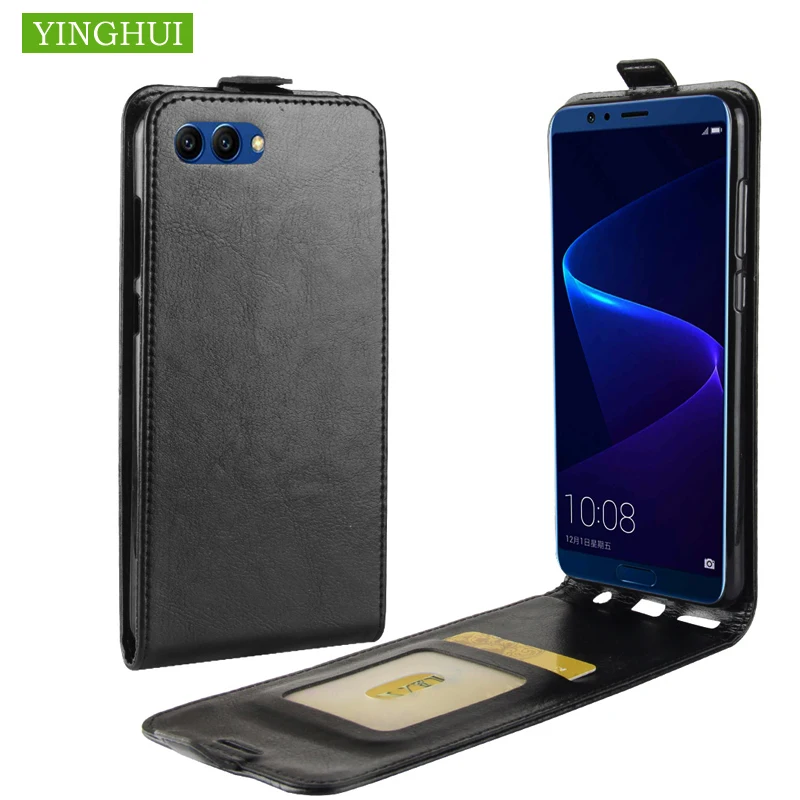 Чехол-книжка из экокожи для HUAWEI Honor V10 5 99 дюйма | Мобильные телефоны и аксессуары