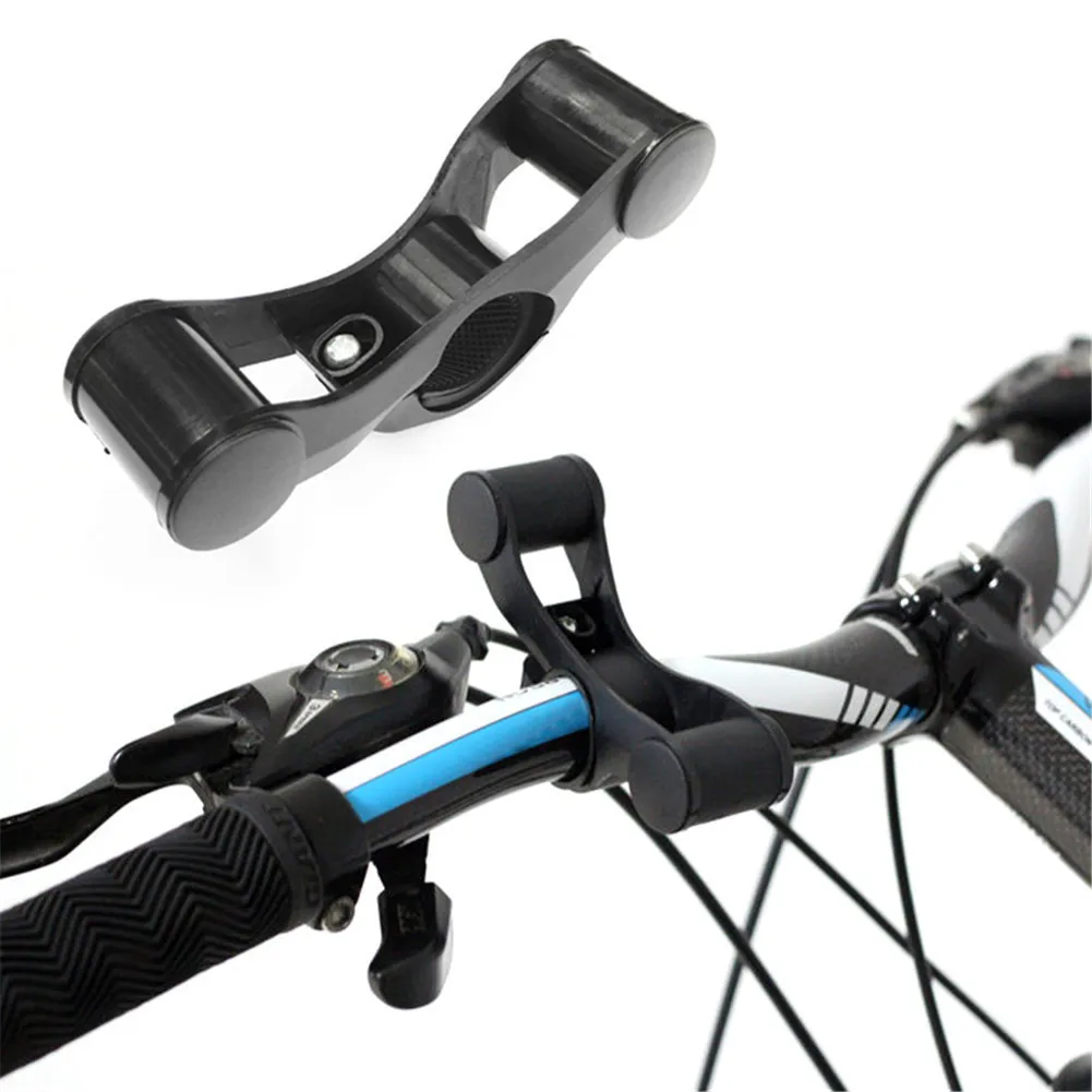 Bicycle Headlight Speedometer Mount Bracket Bike Handlebar Install Extender V shaped Double Bar