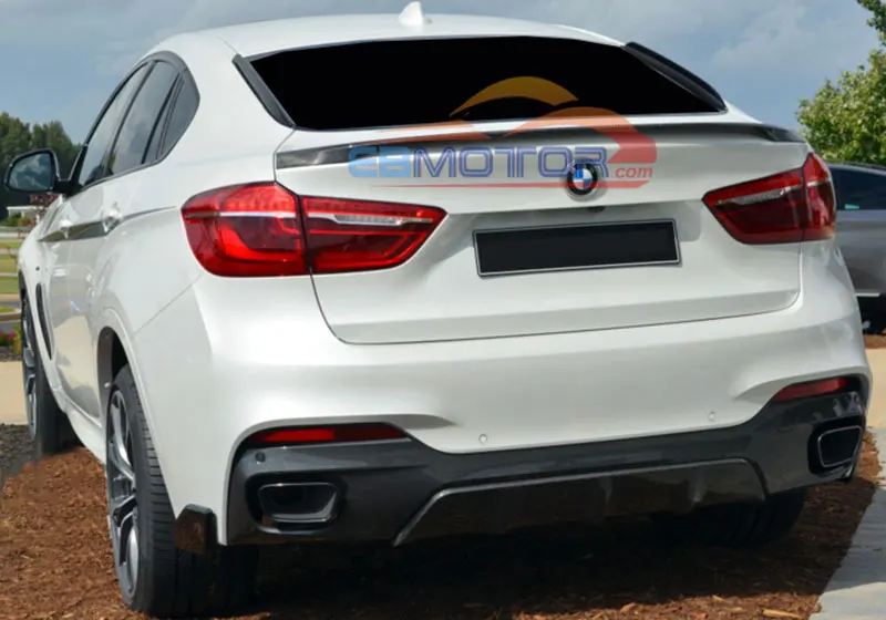 

Real Carbon Fiber Rear lip Diffuser For BMW F16 X6 M-Sport 2014UP B268