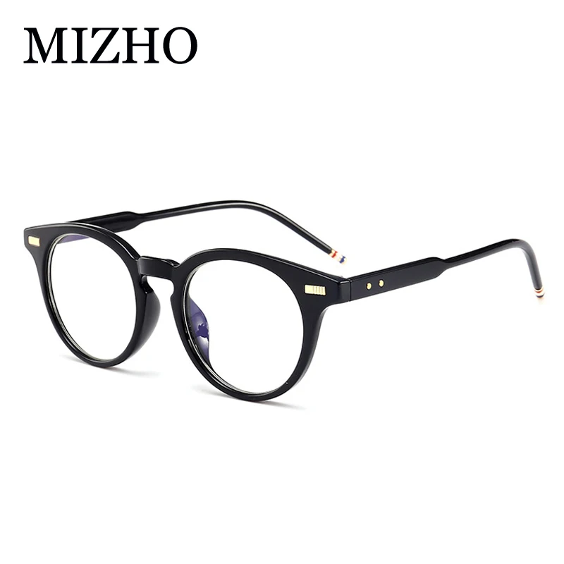 MIZHO Classic Cheap O Eyewear Women Decorative korea Glasses Frame Plastic Vintage Star Clear Eyeglasses Men Retro