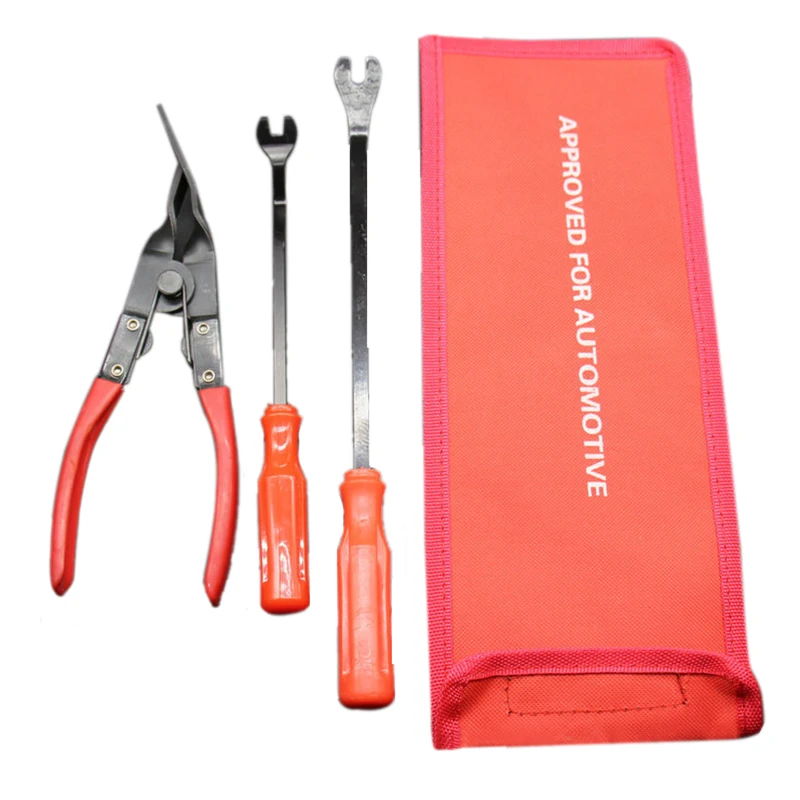 3 Pcs Clip Plier Set & Fastener Remover The Most Essential Combo Repair