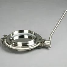 Гигиенический DN300(12 дюймов) Порошок бабочка клапан ручной сварки концы из нержавеющей стали ibc-контейнер клапан