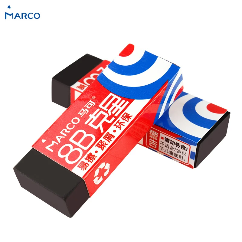 Bgln 5Pcs/set Soft Art Erasers 8B Sketch Painting Black Eraser Drawing