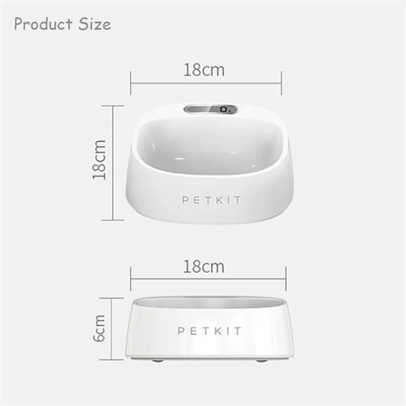 Petkit Smart Antibacterial Pet Dog Bowl Waterproof Weight Cat Pet Bowl Non Slip For Small Medium Dogs Food Bowl For Dogs Water