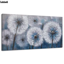 5d, алмазная живопись Одуванчик, полная квадратная круглая Алмазная вышивка цветок растение головоломка мозаика Алмазный Декор, сделай сам фото на заказ искусство