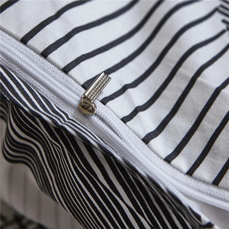 EHOMEBUY 2018 الحديثة الفراش مجموعات 3 أجزاء لحاف غطاء سادات هندسية الخريف الشتاء المنزل فندق غرفة نوم الفراش مجموعات