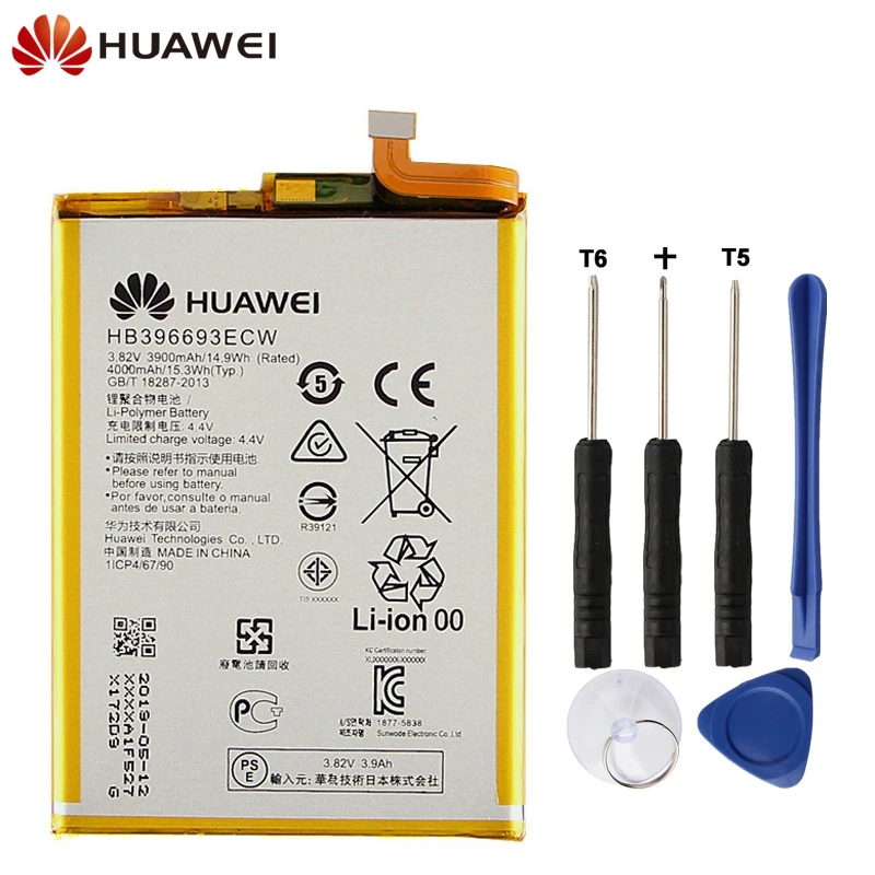 

Original Replacement Phone Battery For Huawei Mate 8 Mate8 NXT-AL10 NXT-DL00 NXT-TL00 NXT-CL00 HB396693ECW Phone Battery 4000mAh