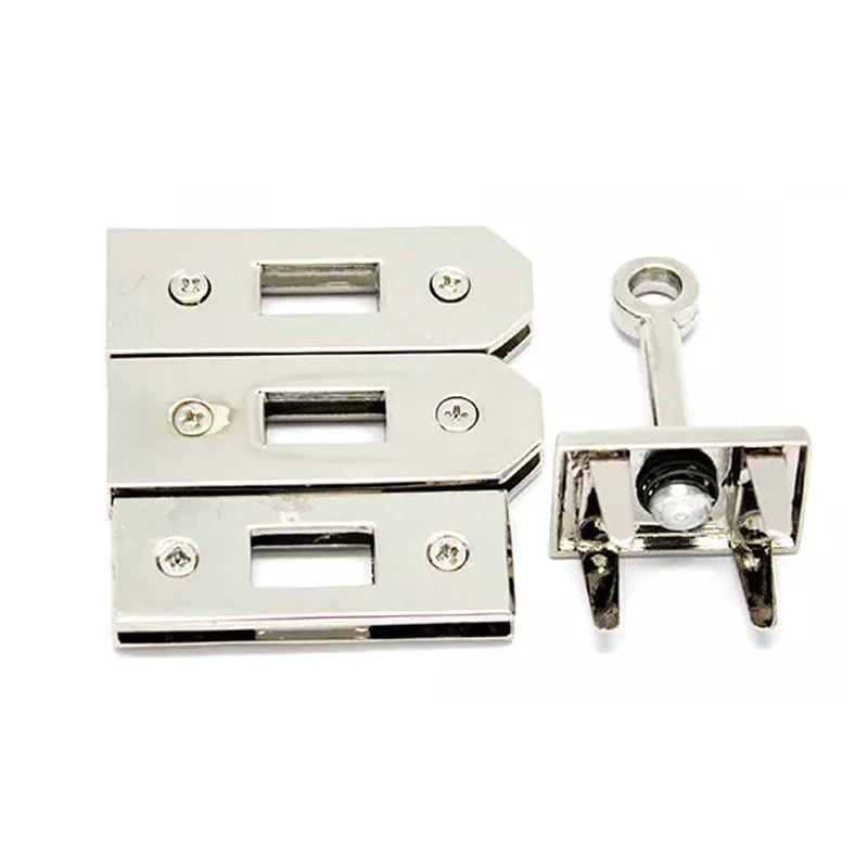 

Silver-plated 47 x 17 mm Rectangle twist purse/bag lock , high quality bag