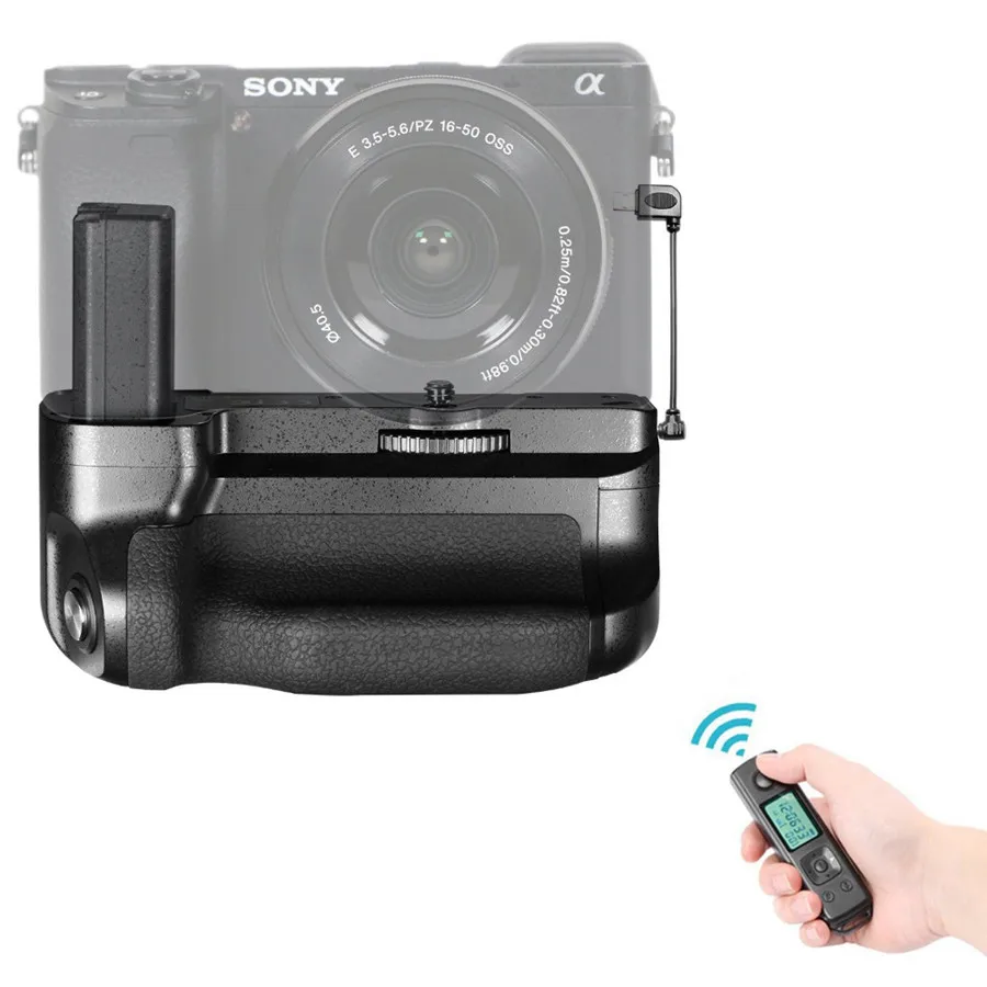 Neewer-Grip-Meike-Batteria-per-Sony-A6300-Camera-Built-In-2-4-GHz-Lavoro-di-Controllo (2)