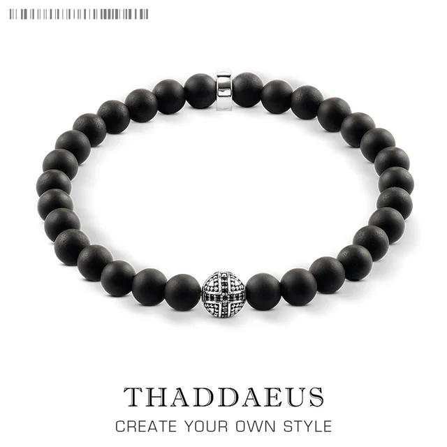 Matte Black Onyx Silver Karma Bracelets Zircon Cross 2017 Matte Black Onyx Silver Karma Bracelets Zircon Cross 2017 Super Deals Bead