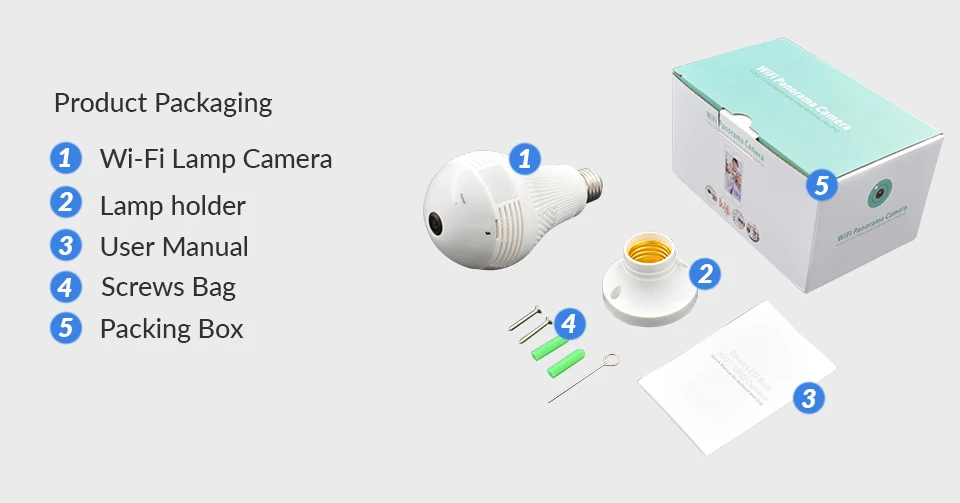 bulb wifi camera 
