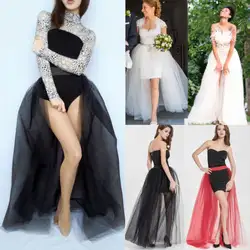 Летние Для женщин слоев тюля юбки длинные Kawaii принцесса макси для девочек балетная юбка-пачка для танцев вечерние Клубные юбки Новая мода