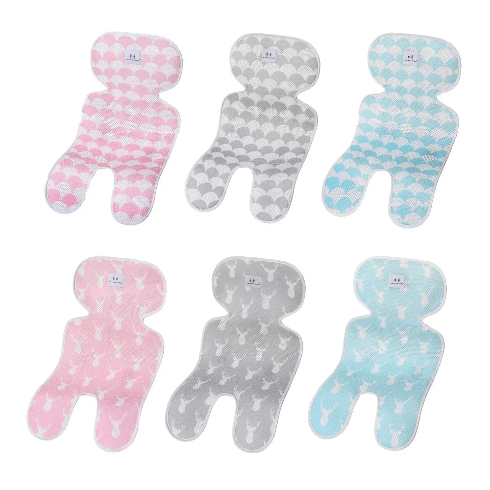 

Summer Baby Stroller Accessories Breathable Cool mattress in a stroller Pad Baby Stroller organizer Seat Pram Car Cushion-30