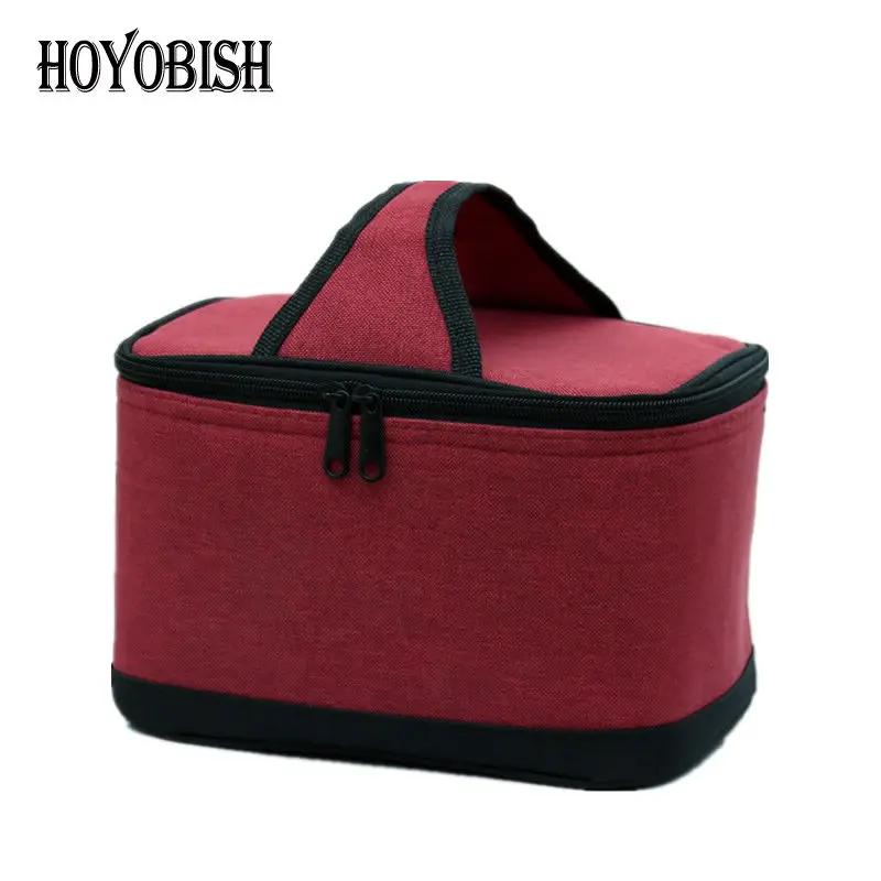 

HOYOBISH Oxford Large Capacity Thermal Lunch Bag For Women and Kid Waterproof Portable Picnic Bag Lunch Tote Bag Keep Cool OH074