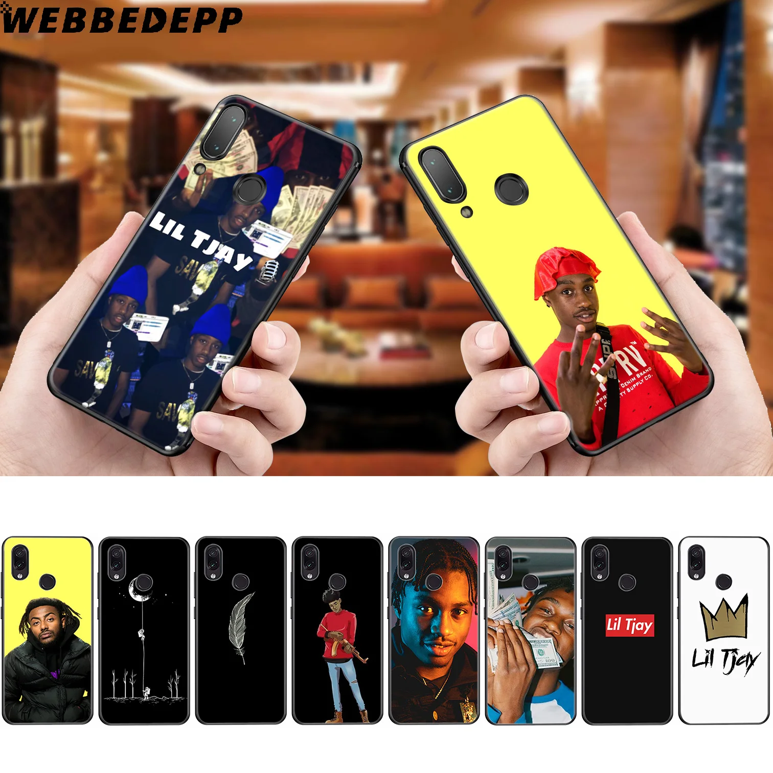 WEBBEDEPP Lil Tjay Rap Рэппер мягкий чехол для Xiaomi Redmi K20 7A 4A 4X 5 5A 6 6A S2 Note 8 4 7 Pro Plus Prime |