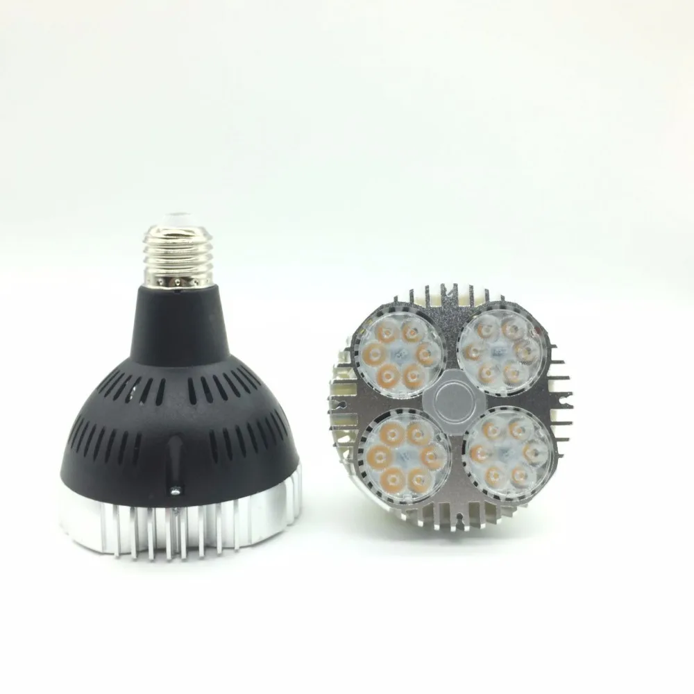 

Ultra Bright Osram E27 PAR30 35W, 24 led spotlight bulb,led track light AC85-265V led e27 par30 lamp bulb 10pcs/lot