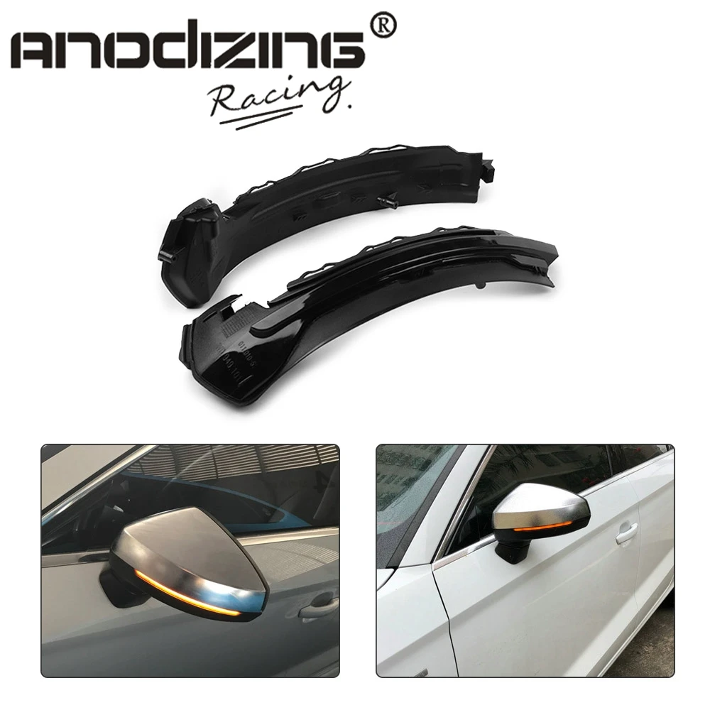 

Dynamic Scrolling LED Turn Signal Rearview Mirror Modified Turn Signal for Audi A3 S3 8V RS3 2014-2019