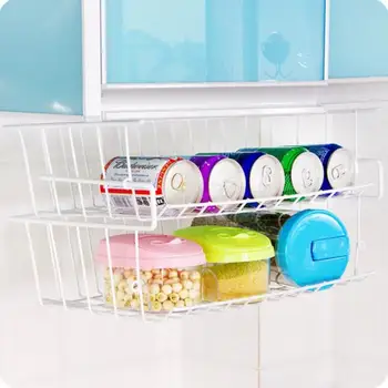 

Kitchen Cabinets Refrigerator Rack Multi-layer Shelf Table Bookshelf Wardrobe Storage Basket
